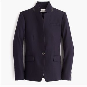 J.Crew Regent Blue Blazer Size 12 Wool Jacket NWT!